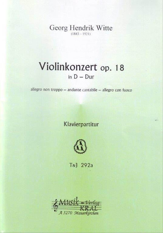 Violinkonzert op. 18, D-dur